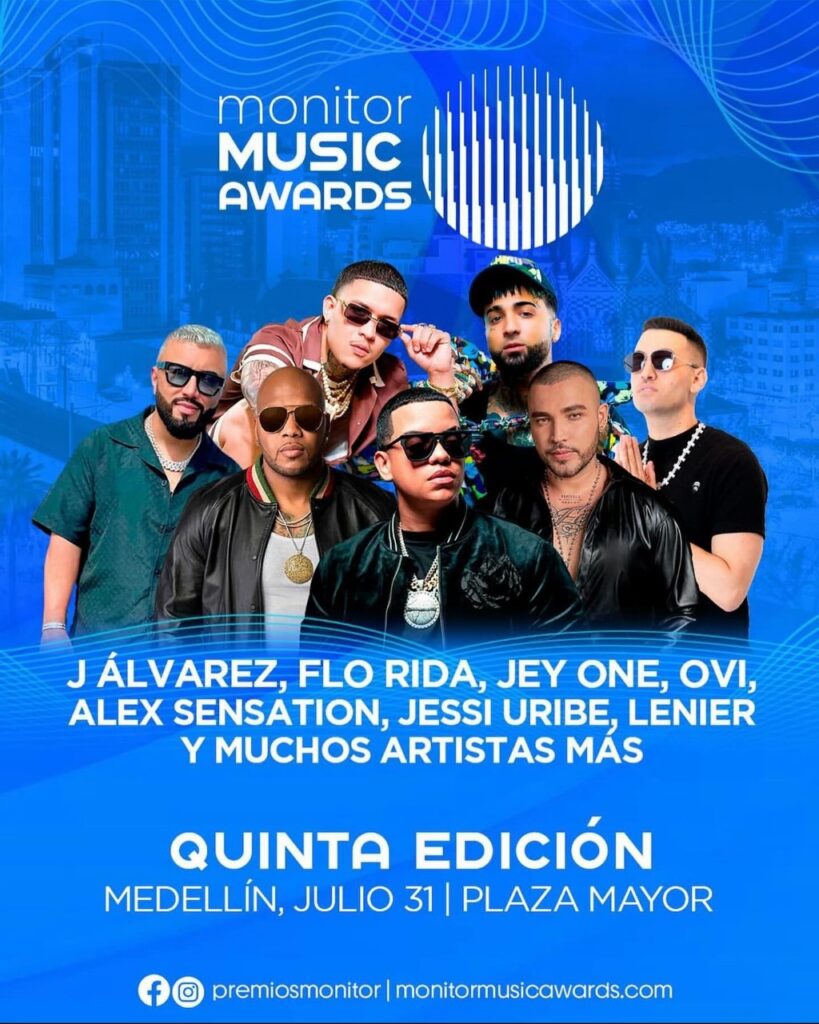 Grandes Estrellas se Sumán a la Gala de los Premios Monitor Latino en Medellín