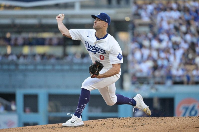 Otra blanqueada para los Dodgers