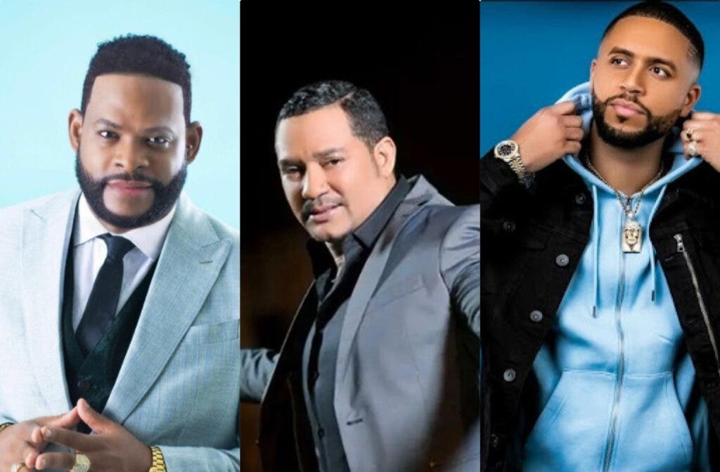Yiyo Sarante, Frank Reyes y Dj Adoni juntos Bombazo Navideño