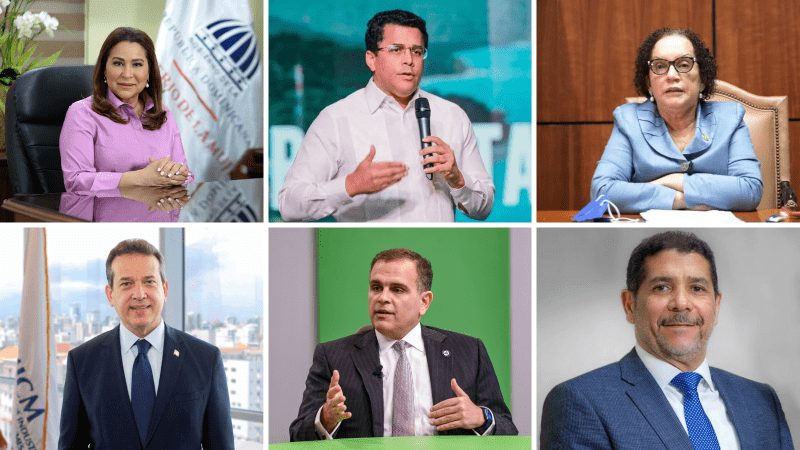 Los funcionarios que han seguido con Abinader desde que llegó al poder en 2020