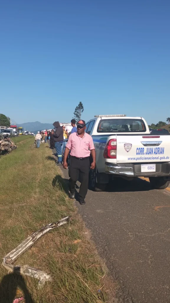 Accidente deja varios militares fallecidos y otros heridos en autopista Duarte