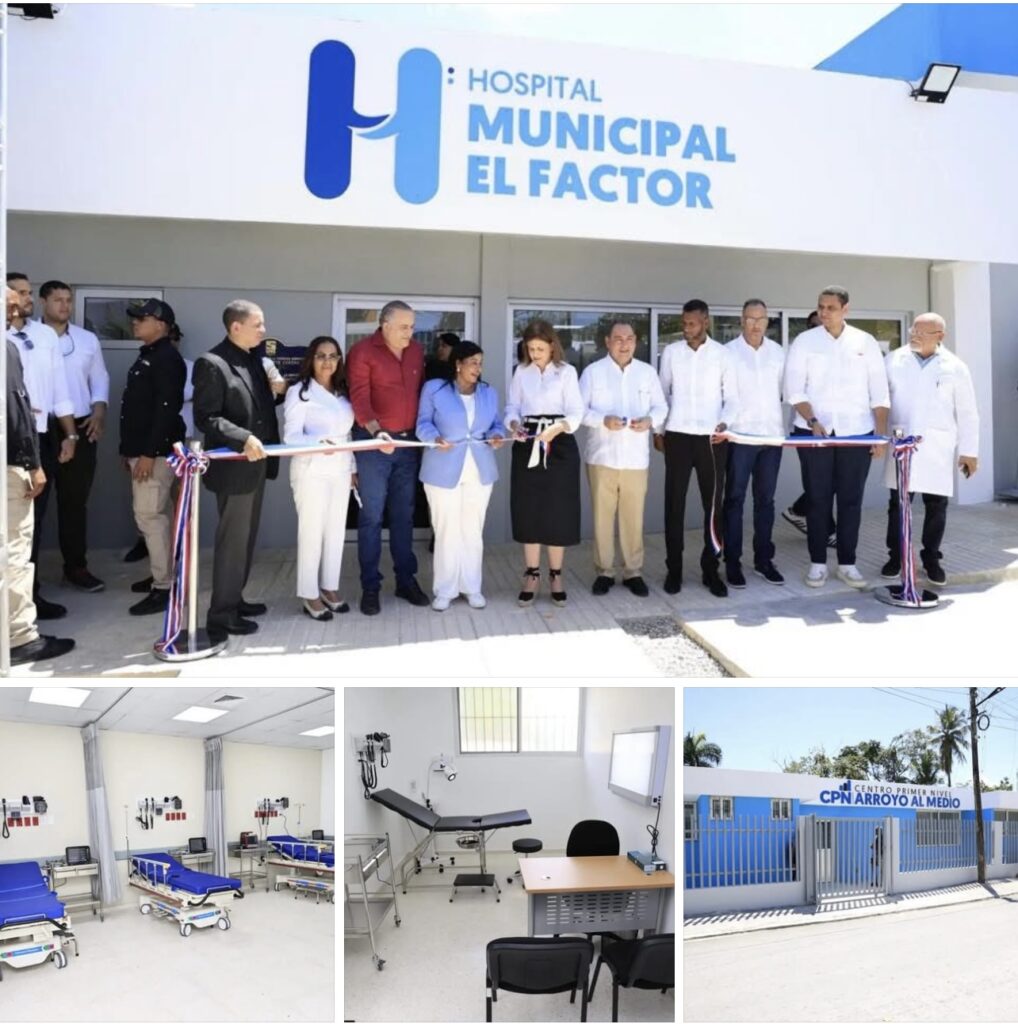 Vicepresidenta deja en funcionamiento Hospital Municipal El Factor en María Trinidad Sánchez