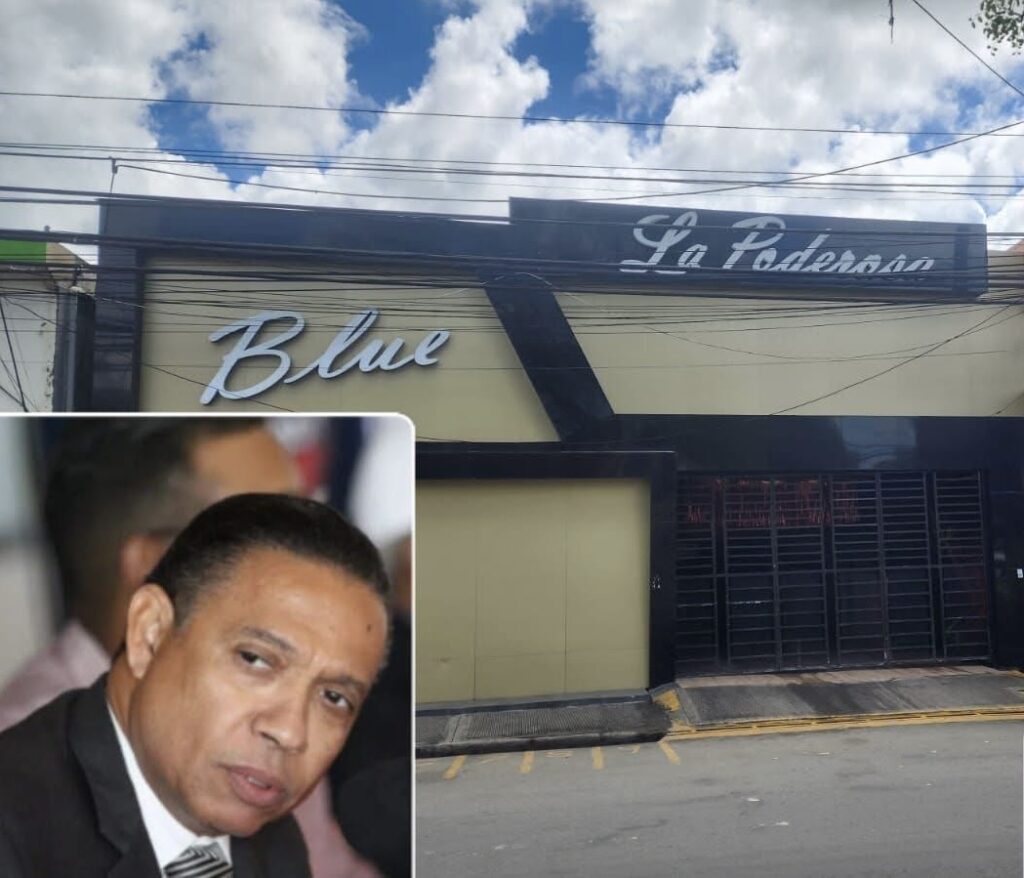 Alcalde Alex Diaz cierra discoteca Blue, luego de una discusión y choque de su Jeepeta.