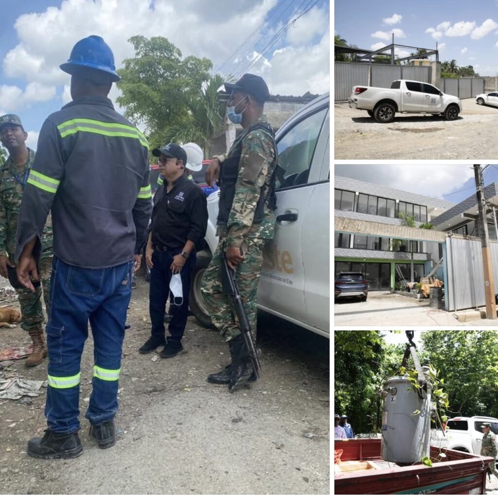 PGASE y EDEESTE ejecutan operativo para combatir irregularidades eléctricas en Santo Domingo Norte
