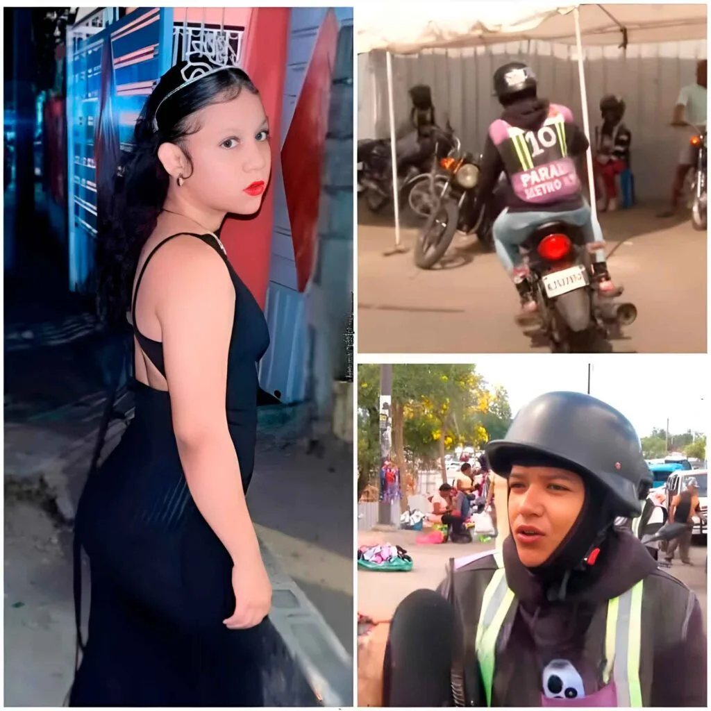 Melany Mejía, la motorista de Herrera que rueda con coraje y amor de madre