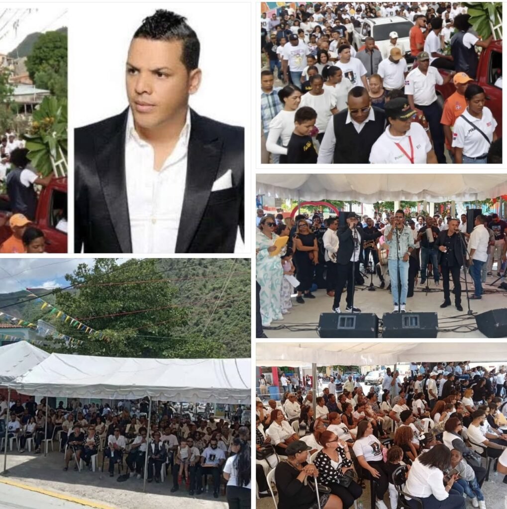 Entre llantos, aplausos y merengue, despiden al cantante Franklin The Boss en su natal Guayabal