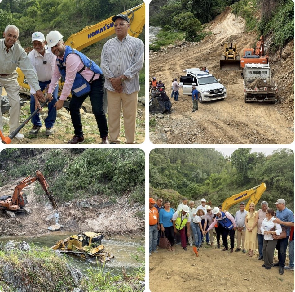 Inician construcción obra de toma Acueducto Jarabacoa para desarrollo local sostenido