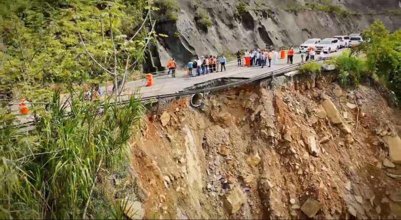 Obras Públicas anuncia cierre en carretera Casabito-Constanza