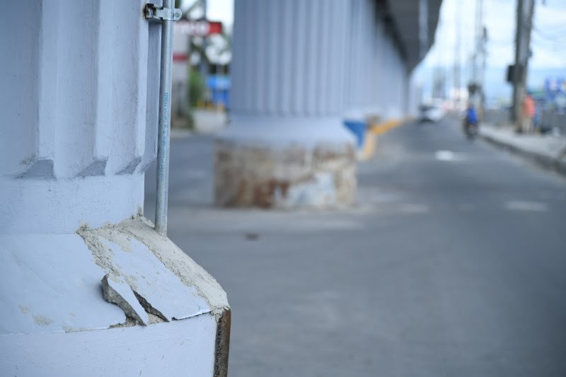 Sigue preocupación por columnas en la Línea 2C del Metro