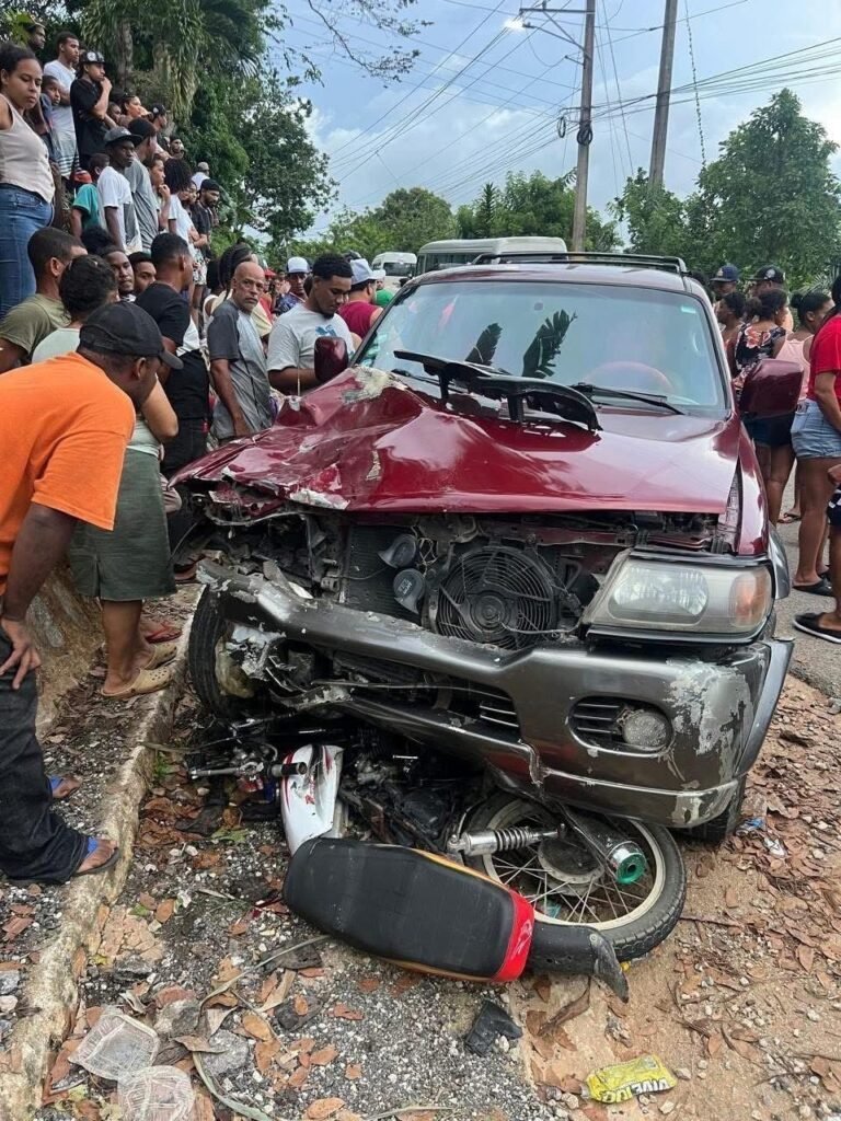 Muere motociclista en accidente de tránsito en El Naranjito, Las Terrenas