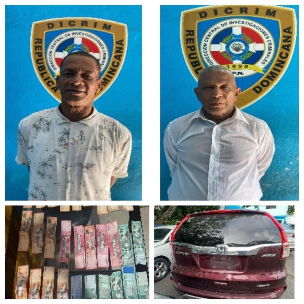 Policía Nacional arresta en Puerto Plata a dos hombres por estafa con supuestos “números ganadores” de la lotería