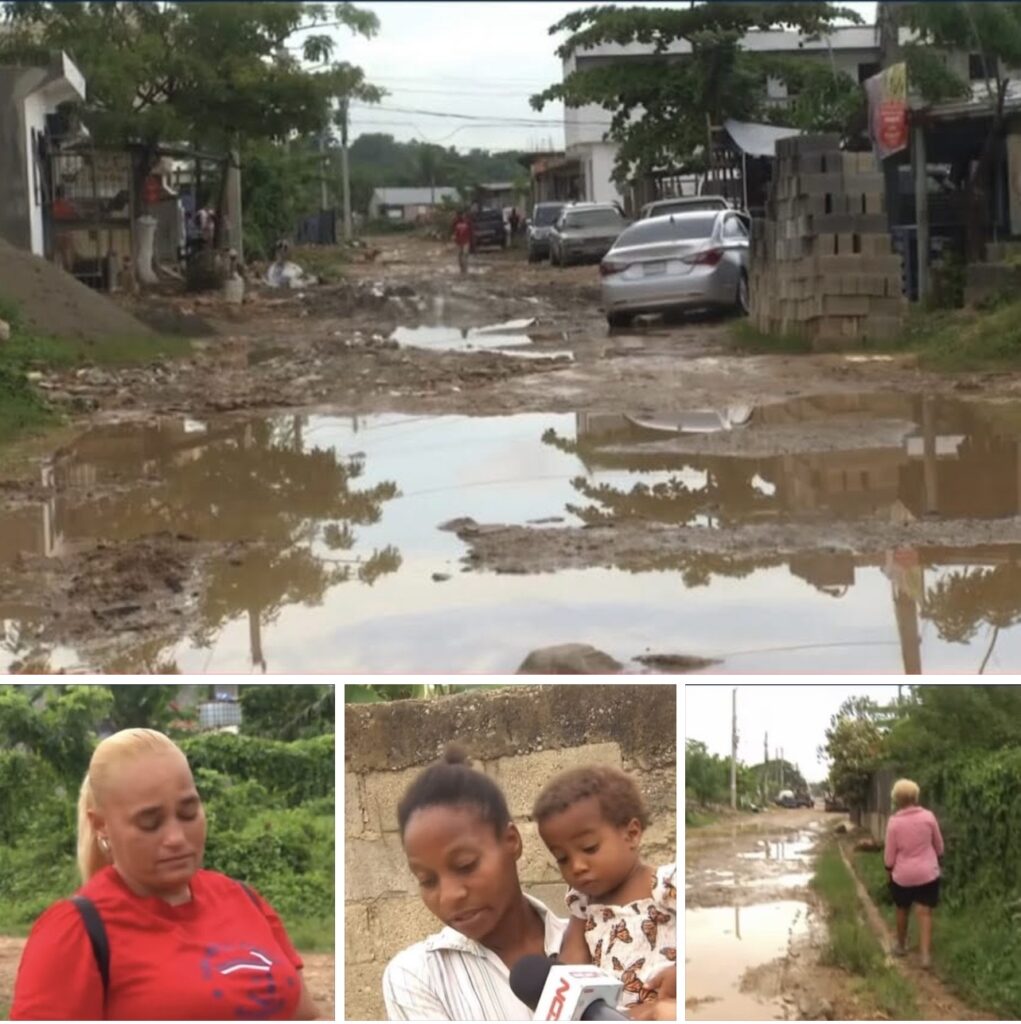 Entre llantos y charcos, residentes de Juan Guzmán en SDO piden mejorar condiciones para evitar inundaciones