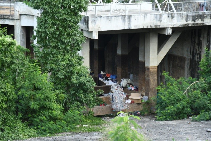 Parque de la Núñez de Cáceres nuevamente en el abandono