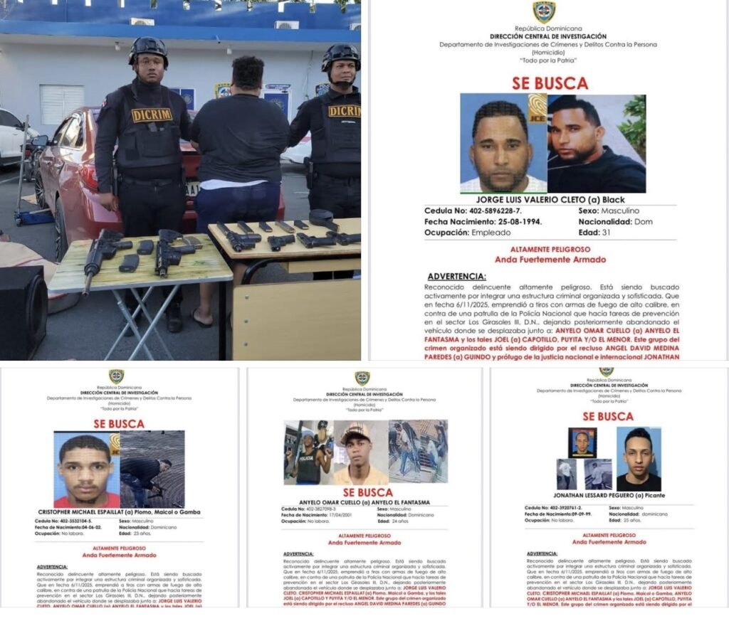 Policía Nacional captura a “El Gordo” y continúa búsqueda de los demás integrantes de banda que atacó a agentes del DICRIM en Los Girasoles