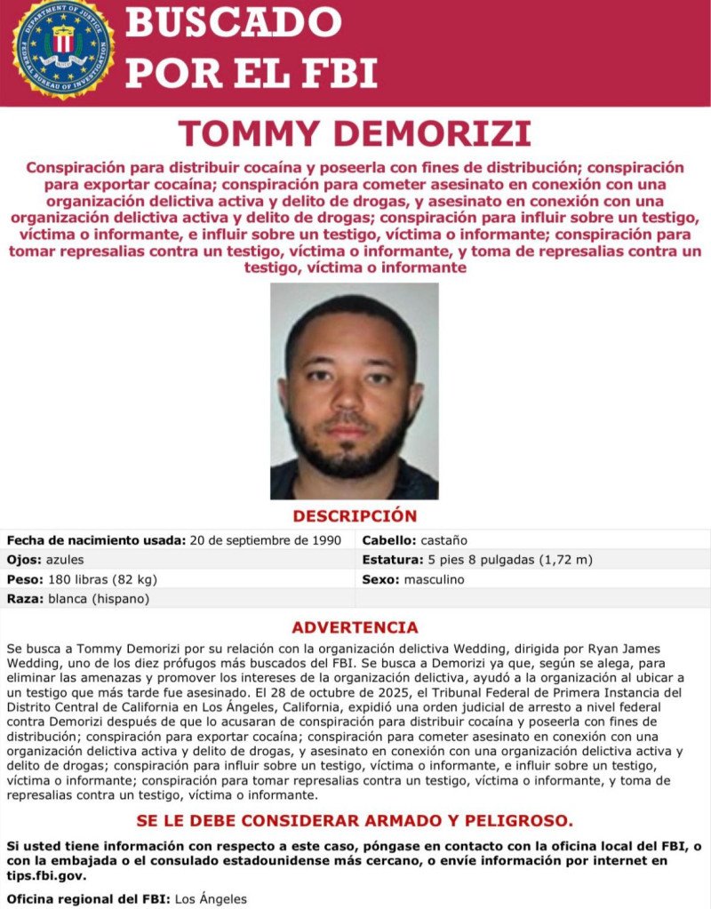 Embajada de EEUU en RD difunde alerta del FBI: buscan a dos peligrosos fugitivos