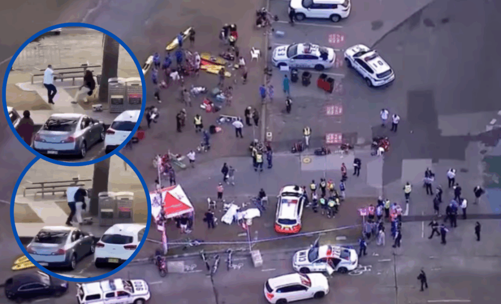 Civil desarma a uno de los atacantes durante atentado terrorista en Australia