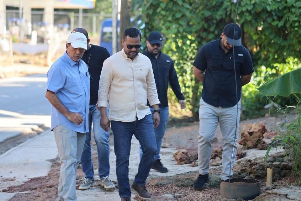 Alcalde de Las Terrenas coordina con RD Vial soluciones al drenaje pluvial del Boulevard
