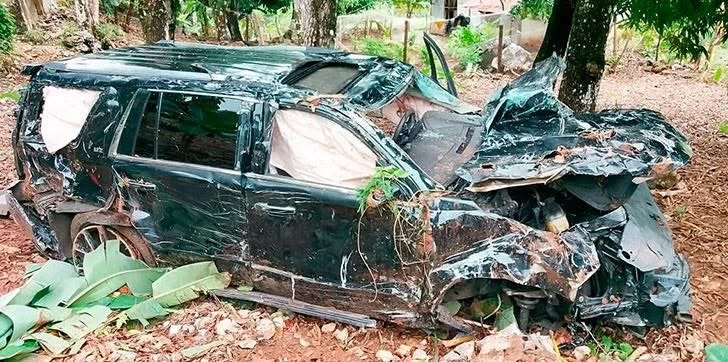 Periodista Delvis Santos resulta herido tras aparatoso accidente de tránsito en Samaná