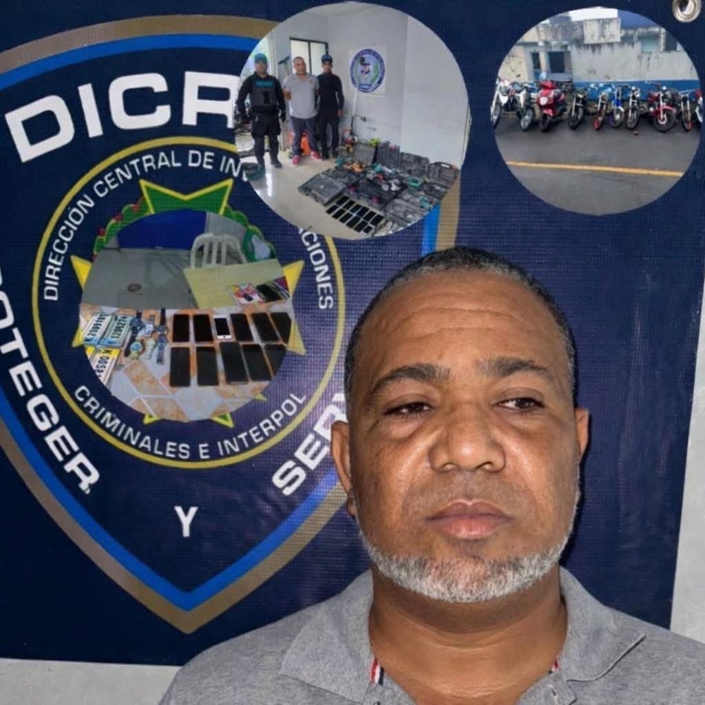 Desmantelan presunto centro de acopio de motocicletas robadas en Sánchez; ocupan 10 unidades y detienen a un hombre