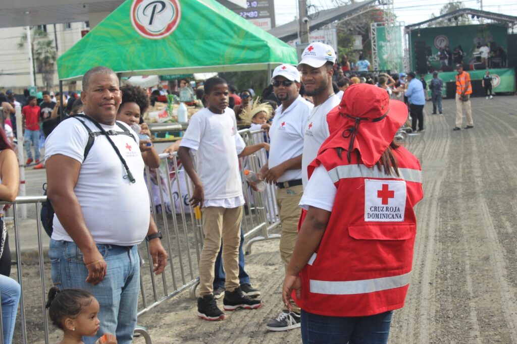 Cruz Roja Dominicana filial Herrera desplegó operativo preventivo en el Carnaval
