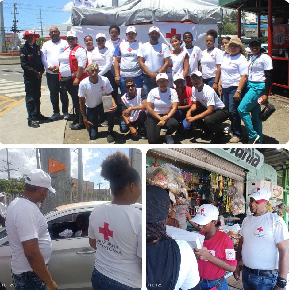 Cruz Roja Santo Domingo Oeste ejecuta acciones de prevención y asistencia en la parada de Pintura