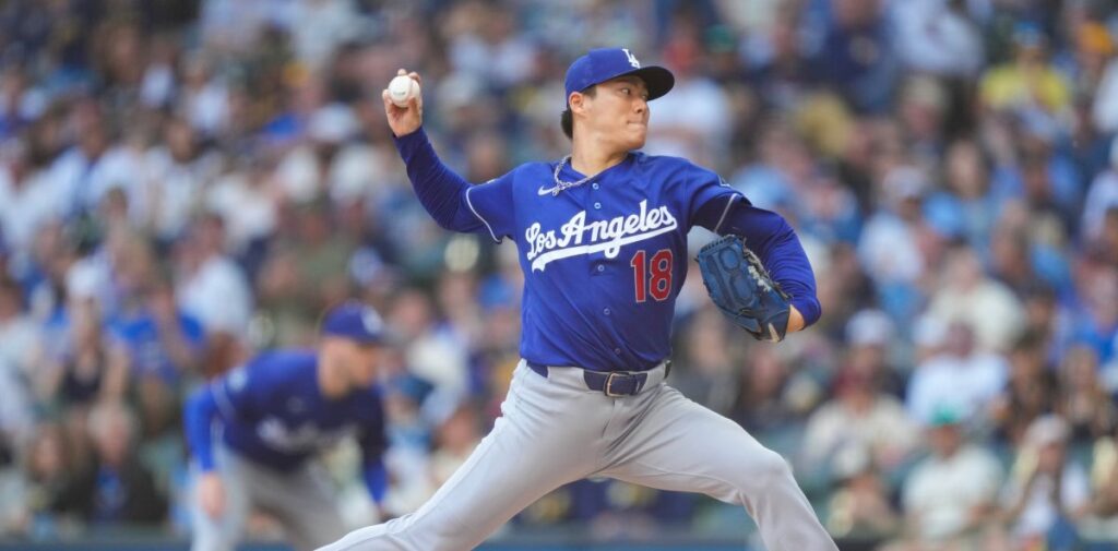 Yamamoto en el montículo y jonrón de Pages: Dodgers aplastan 5-1 a los Cerveceros en Milwaukee