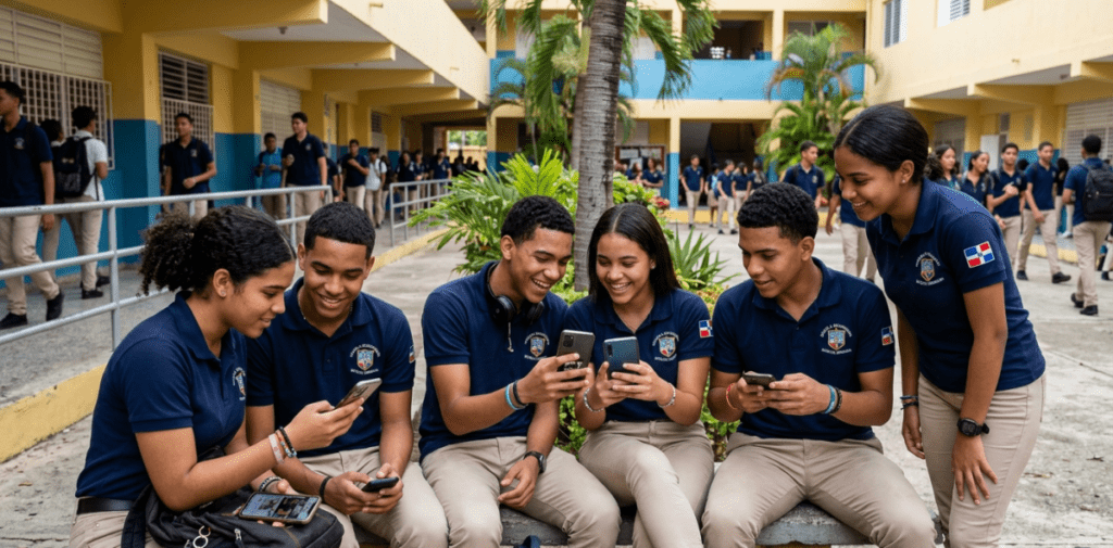 Educación regula uso celulares en escuelas y colegios privados de República Dominicana