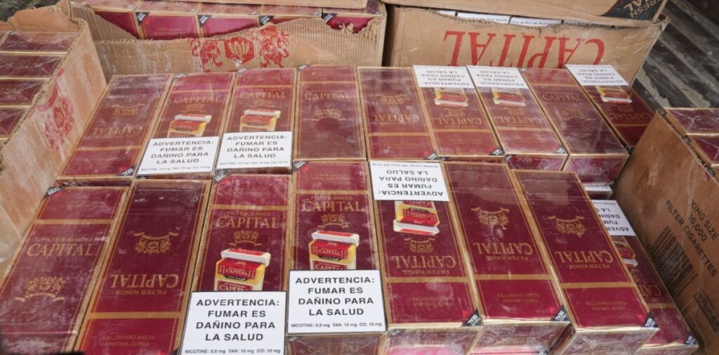 Autoridades ocupan 100,000 cigarillos de contrabando en La Cuaba