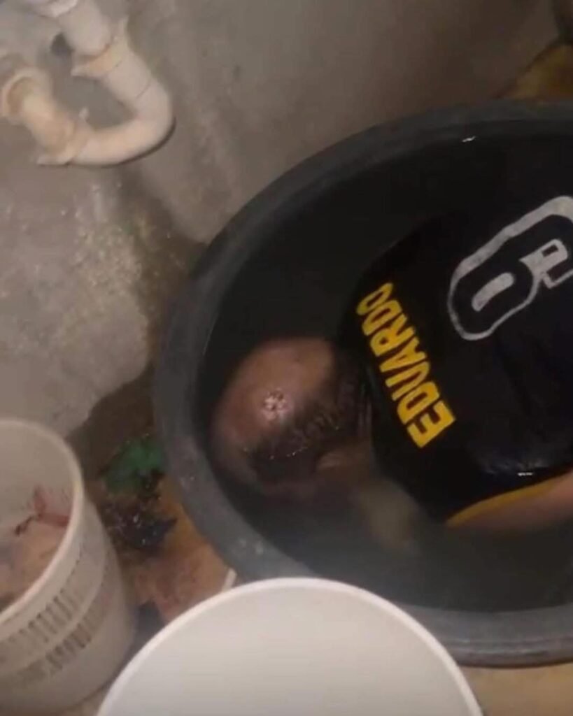 Hallan hombre muerto dentro de una ponchera con agua en La Vega