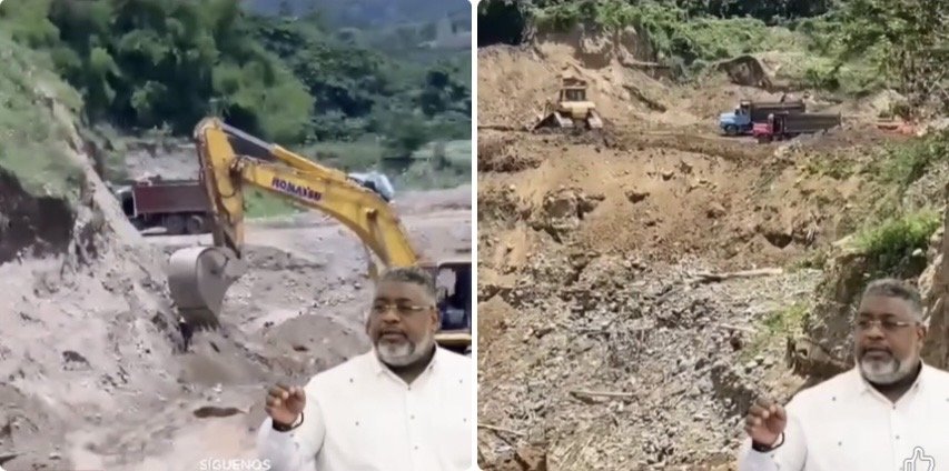 Regidor Jorge Luis Pérez exige acción urgente contra desaprensivos qué están acabando con el río Manoguayabo