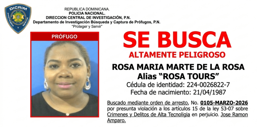 Así operaba «Rosa Tour», buscada por la Policía por estafas ofertando viajes y resorts