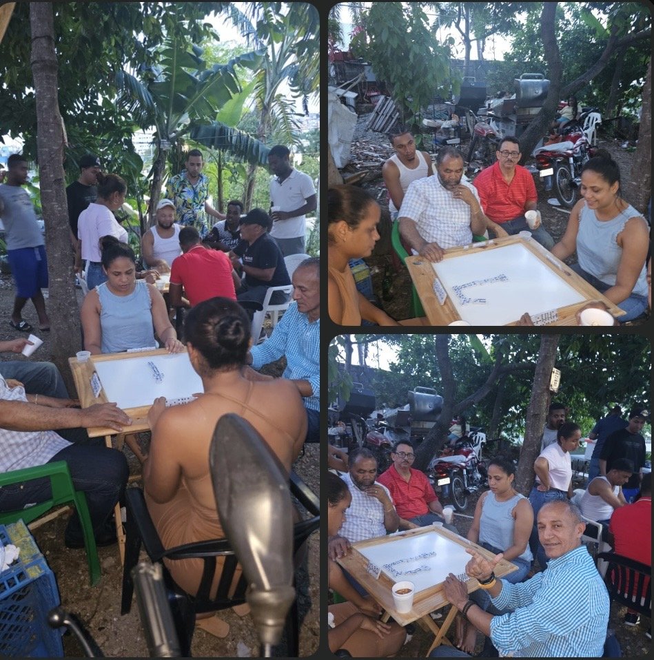 Equipo de la Mejor Propuesta comparte con compañeros del barrio Los Sanjuaneros