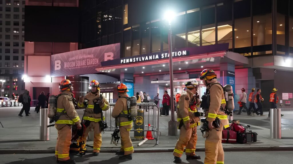 Al menos cinco heridos tras incendio en Penn Station de Nueva York