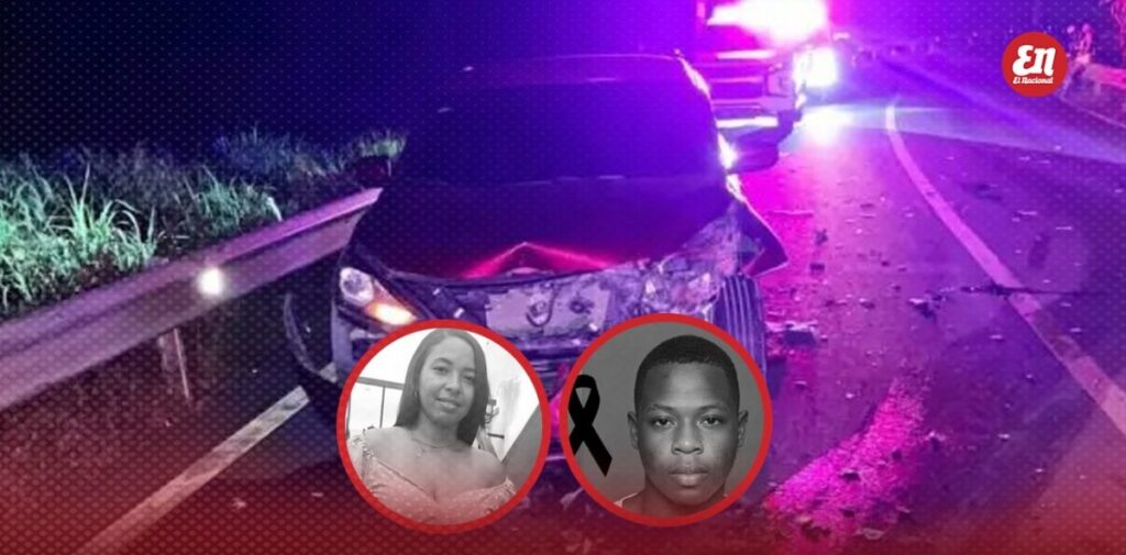 Dos jóvenes mueren en accidente entre motocicleta y carro en la carretera El Seibo-Higüey