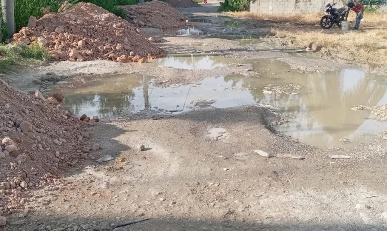 En condiciones deplorables se encuentran las calles del sector Lotificación de Engombe, Santo Domingo Oeste