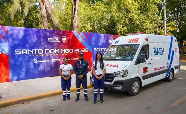 300 colaboradores y 70 ambulancias enfrentarán las emergencias de salud que se presenten durante los Juegos Centroamericanos y del Caribe 2026