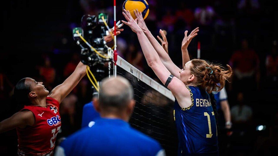 Bélgica detiene el empuje de las Reinas del Caribe en un dramático partido de cinco sets