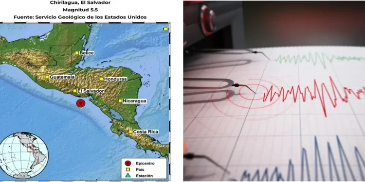 Sismo de magnitud 5,5 causa alarma Salvador
