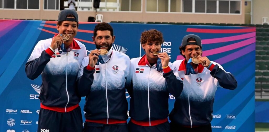 JCC 2026 | Nick Hardt y Peter Bertran dan a República Dominicana el oro en tenis por equipos