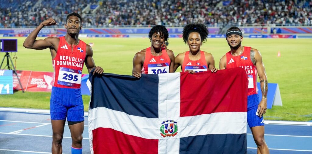 República Dominicana se baña de oro en el relevo mixto 4×400; Marileidy encabeza triunfo