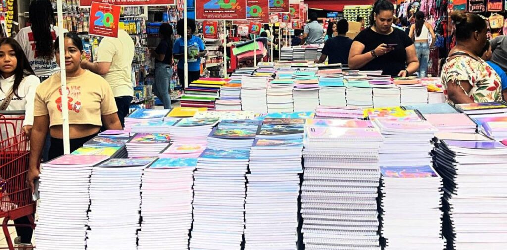 El costo del regreso a clases impacta con dureza el presupuesto de las familias dominicanas