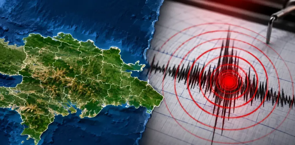 Fuerte temblor de 4.8 sacude República Dominicana la tarde de este domingo; es el segundo del día