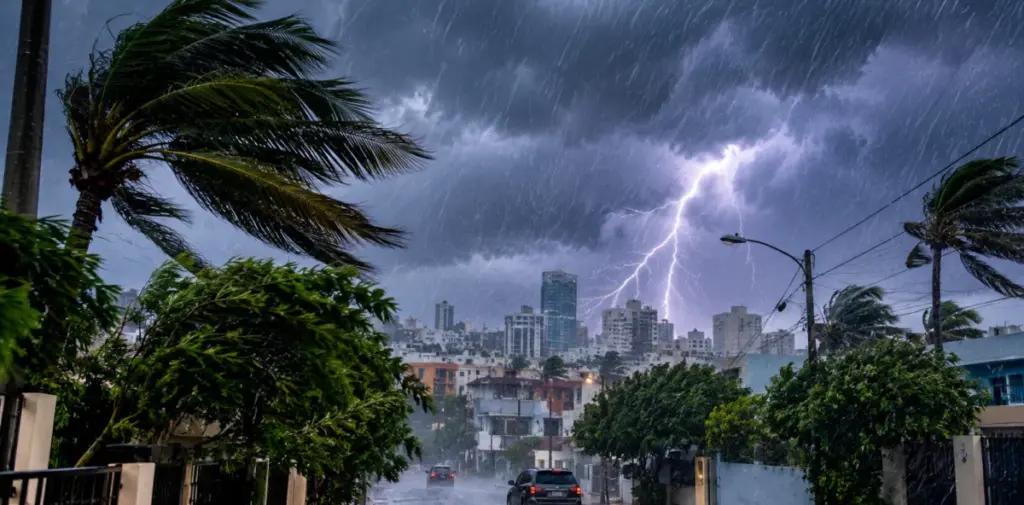 Este fin de semana se esperan aguaceros, tronadas y ráfagas de viento por vaguada y humedad